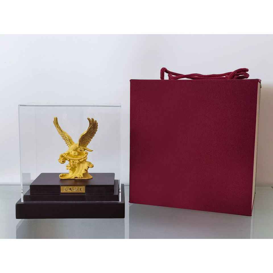 24K金擺件大展鴻圖
