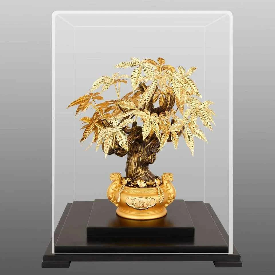 24K金箔大擺件-發財樹