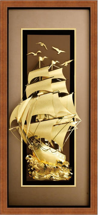 真金箔-揚帆起航（一帆風順）