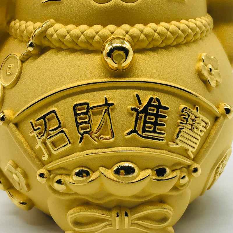 招財進寶-開運貓- 榮興達黃金工藝- 禮品定制- 公司禮品定制– 榮興達