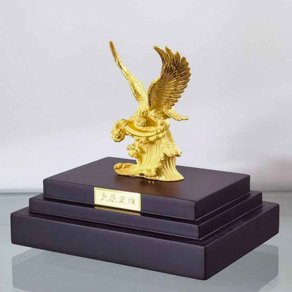 24K金擺件大展鴻圖