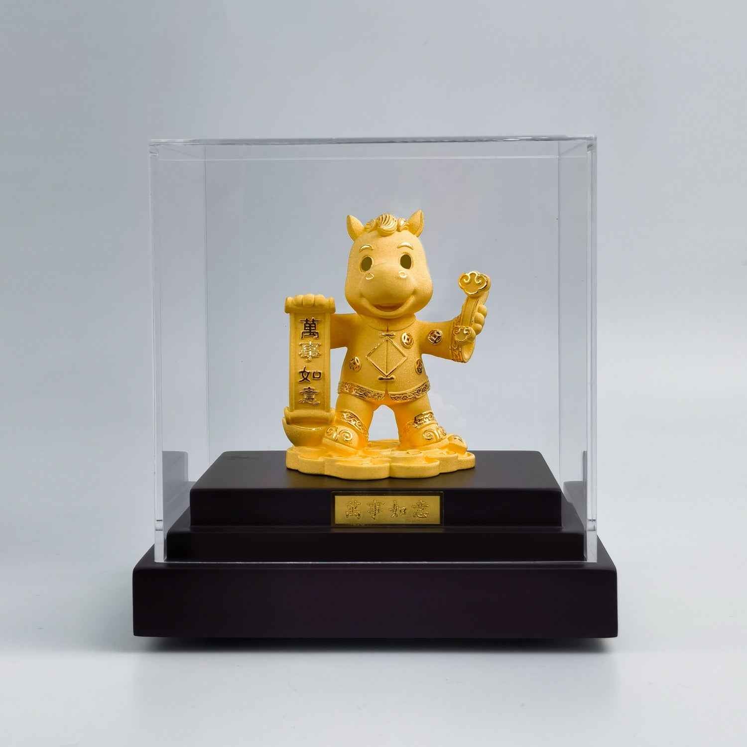 絨沙金｜高質感絨沙金擺件與企業禮品首選– 榮興達黃金工藝- 999真金箔禮品