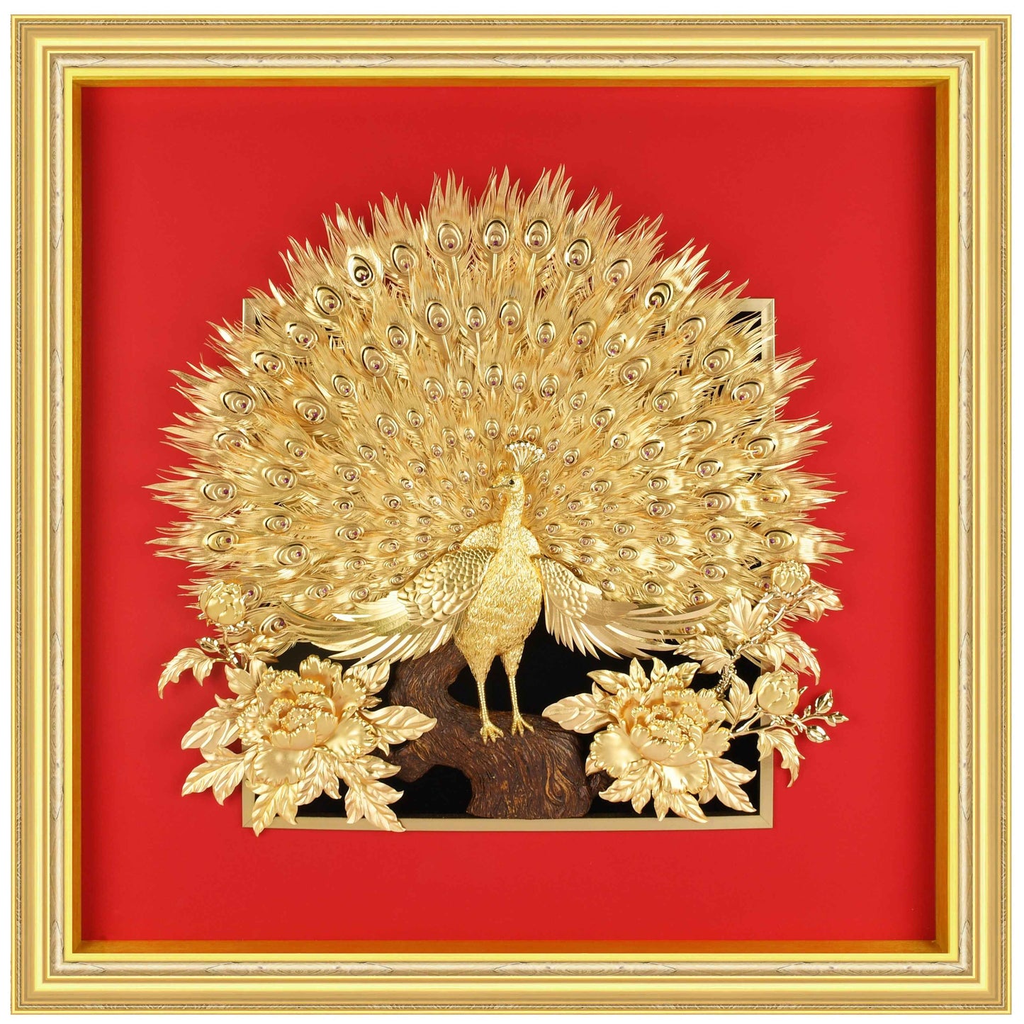 真金箔-富貴榮華（孔雀開屏）